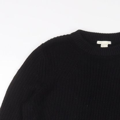 Womens UK Size M H&M Black Pullover Jumper