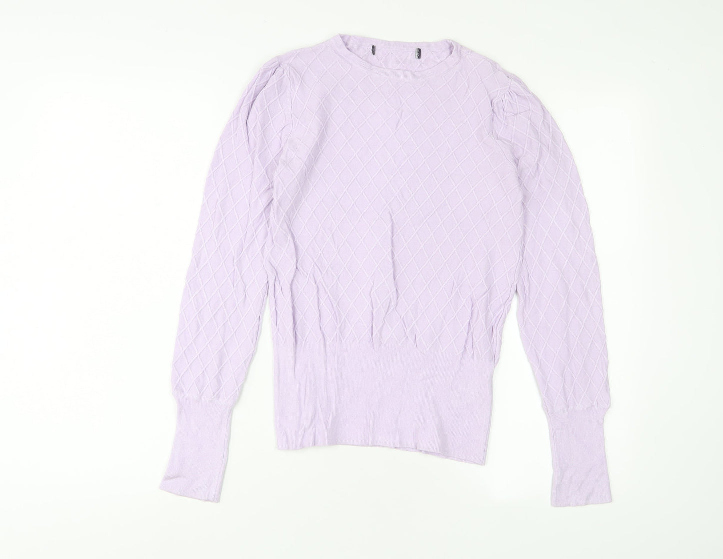Womens UK Size 8 Marks and Spencer Purple Pullover Jumper