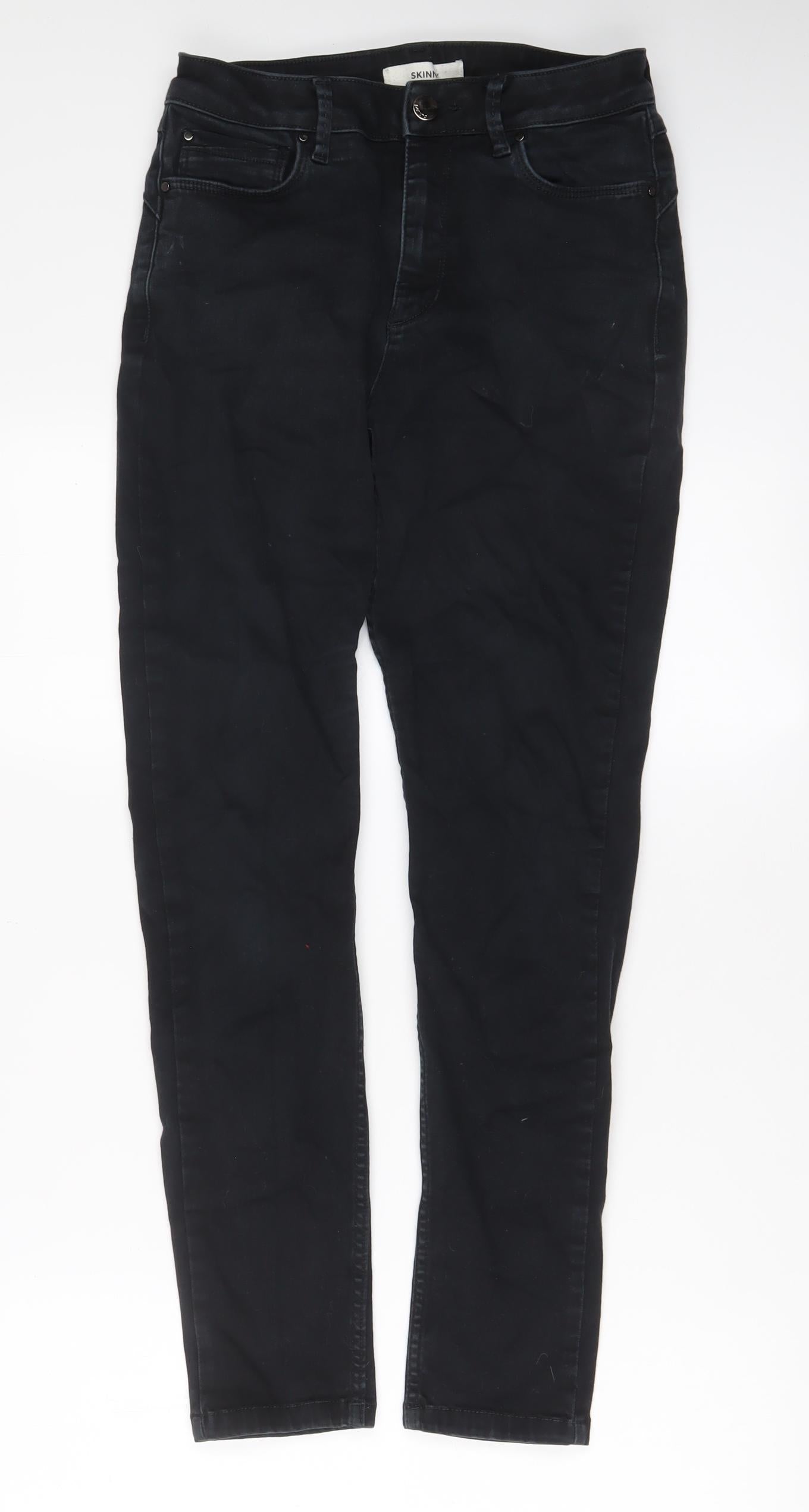 Womens UK Size 10 Marks and Spencer Regular Fit Skinny Black Jeans