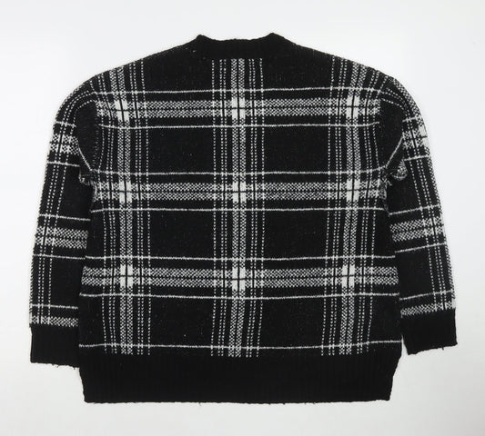 Womens UK Size M Marks and Spencer Black Pullover Jumper