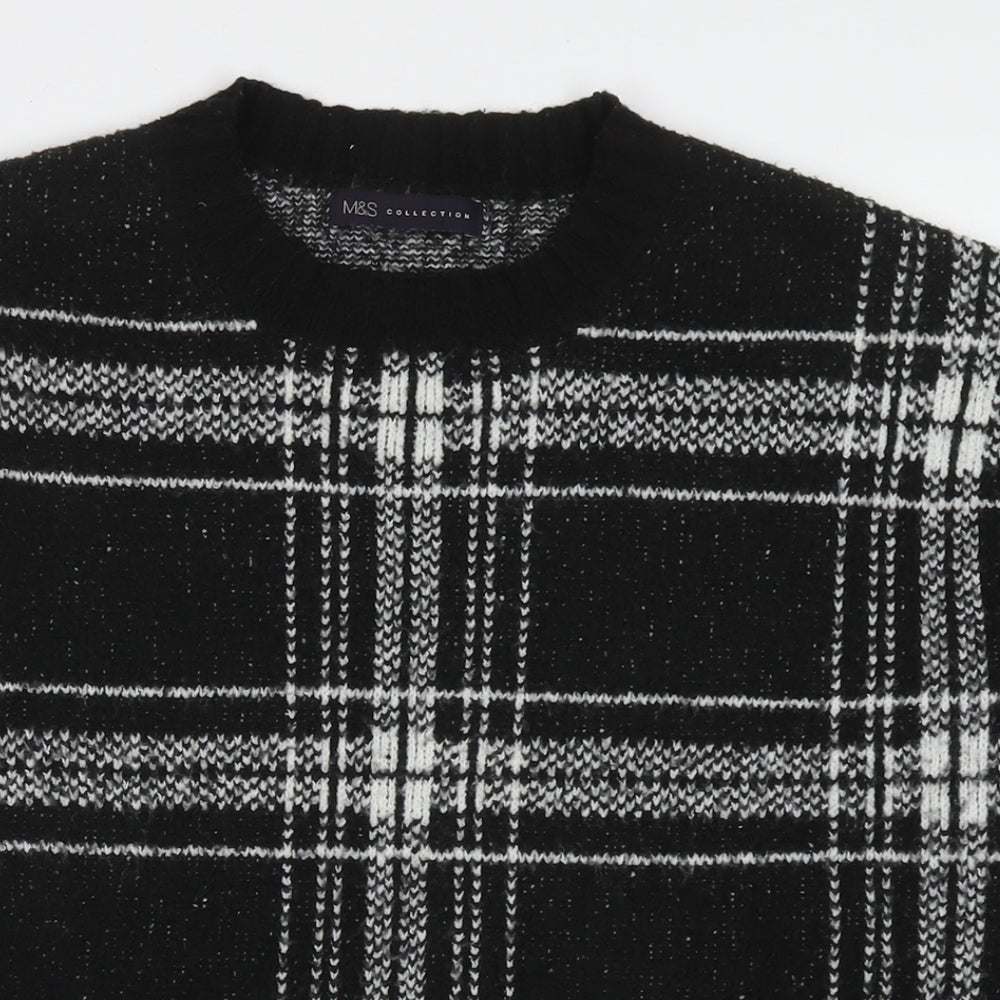 Womens UK Size M Marks and Spencer Black Pullover Jumper