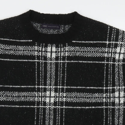 Womens UK Size M Marks and Spencer Black Pullover Jumper