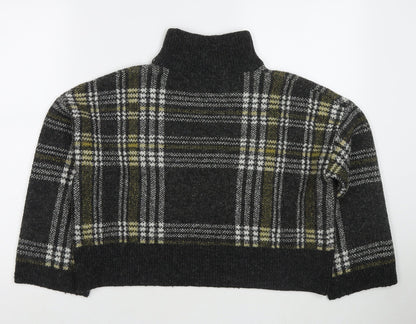 Womens UK Size M New Look Grey Pullover Jumper