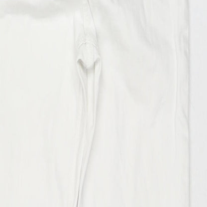 Womens UK Size 12 Marks and Spencer Regular Fit Skinny White Jeans