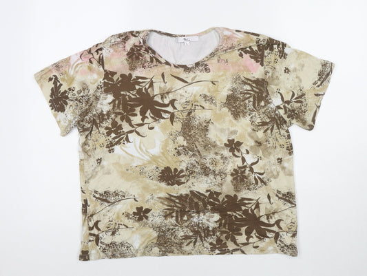 Womens UK Size L Klass Beige Basic Blouse