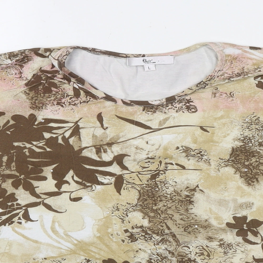 Womens UK Size L Klass Beige Basic Blouse