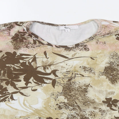 Womens UK Size L Klass Beige Basic Blouse