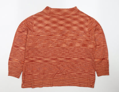 Womens UK Size XL Klass Orange Pullover Jumper