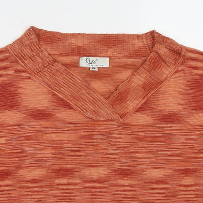 Womens UK Size XL Klass Orange Pullover Jumper