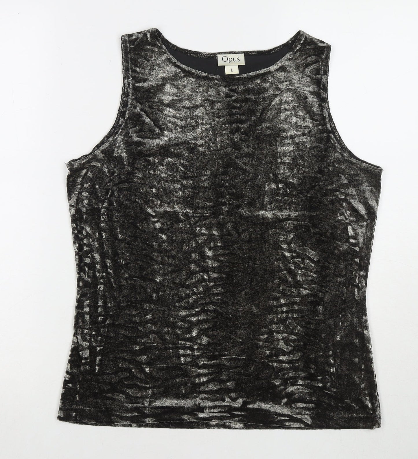 Womens UK Size L OPUS Grey Basic Tank