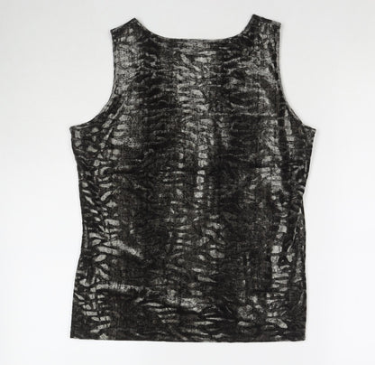 Womens UK Size L OPUS Grey Basic Tank