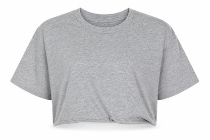Womens UK Size M Lefties Grey Cropped T-Shirt