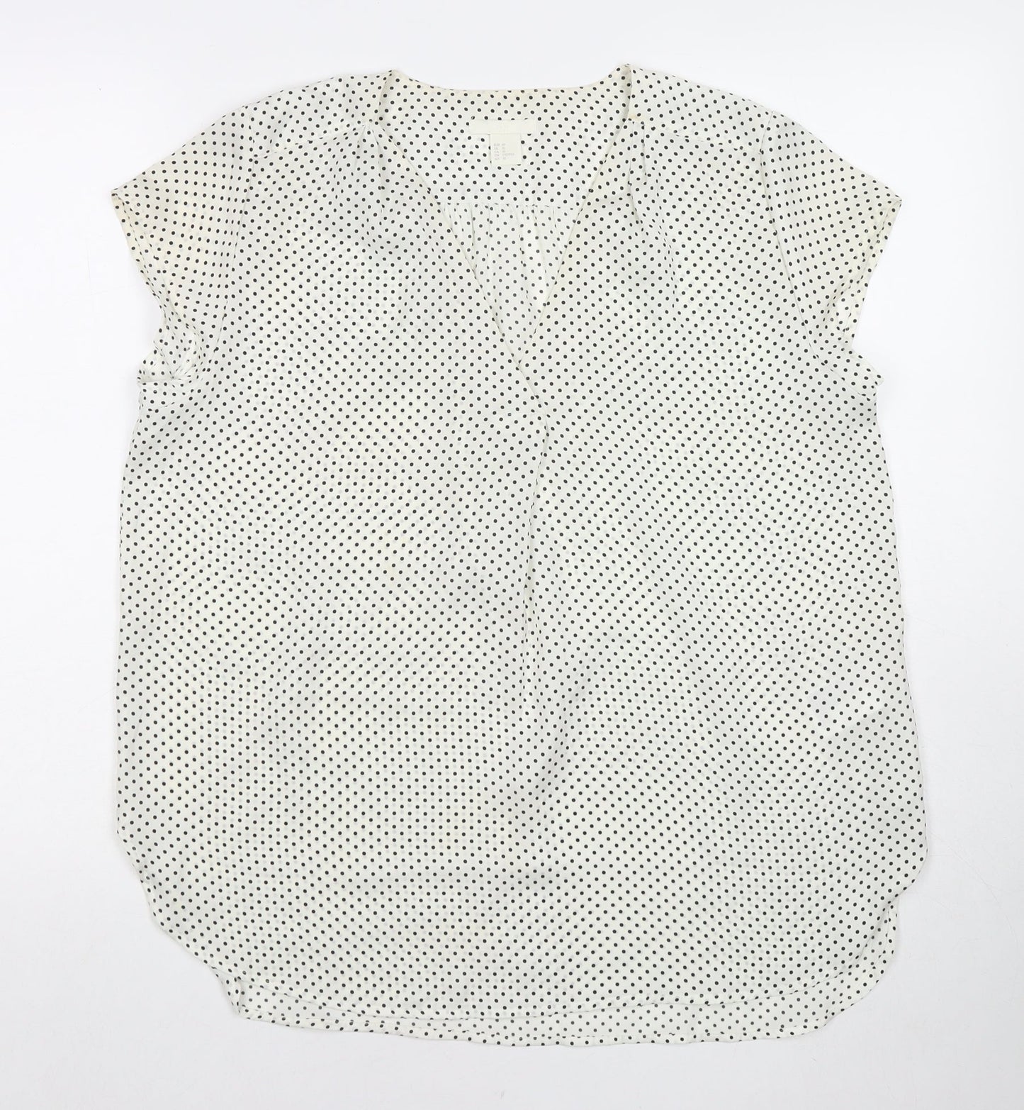 Womens UK Size 12 Marks and Spencer White Basic Blouse