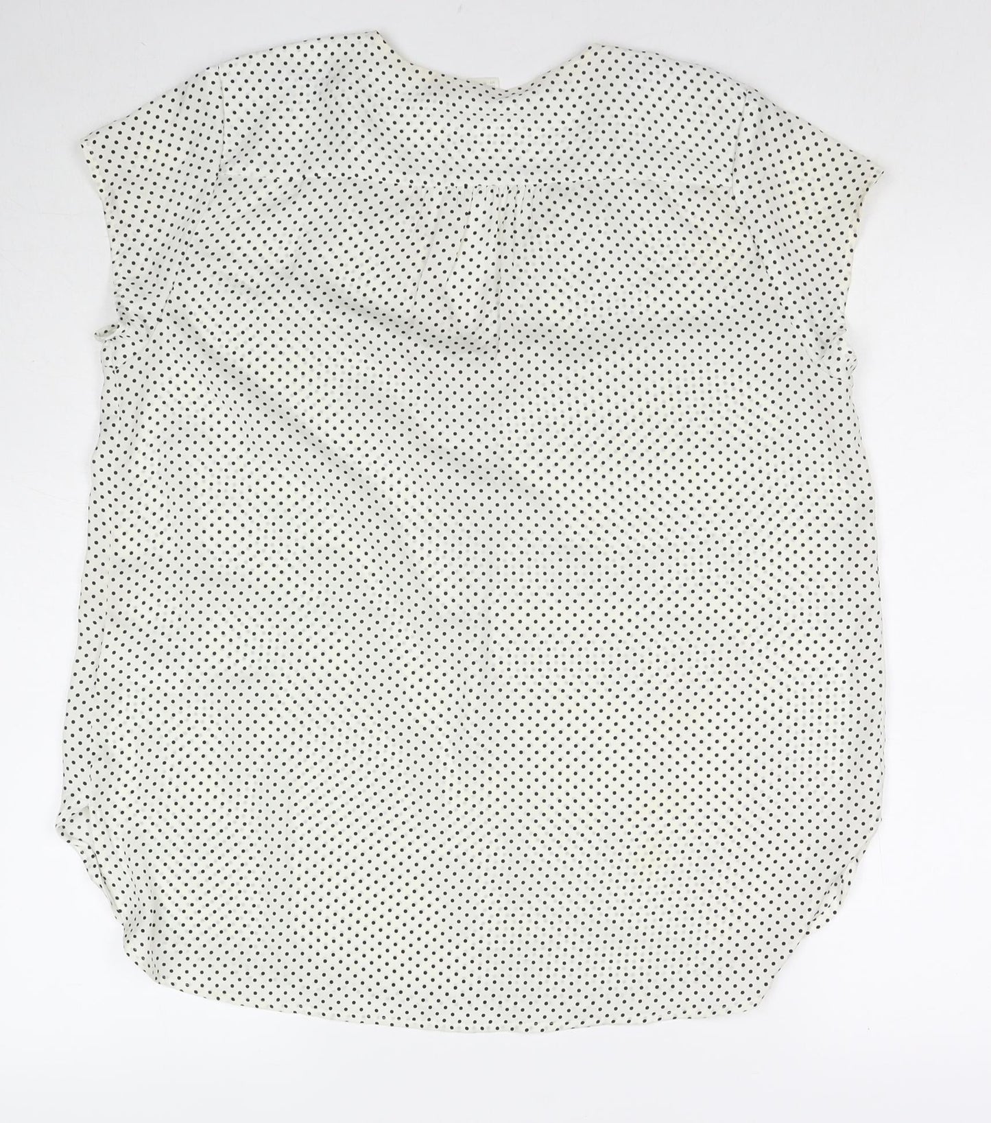 Womens UK Size 12 Marks and Spencer White Basic Blouse