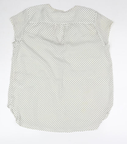 Womens UK Size 12 Marks and Spencer White Basic Blouse