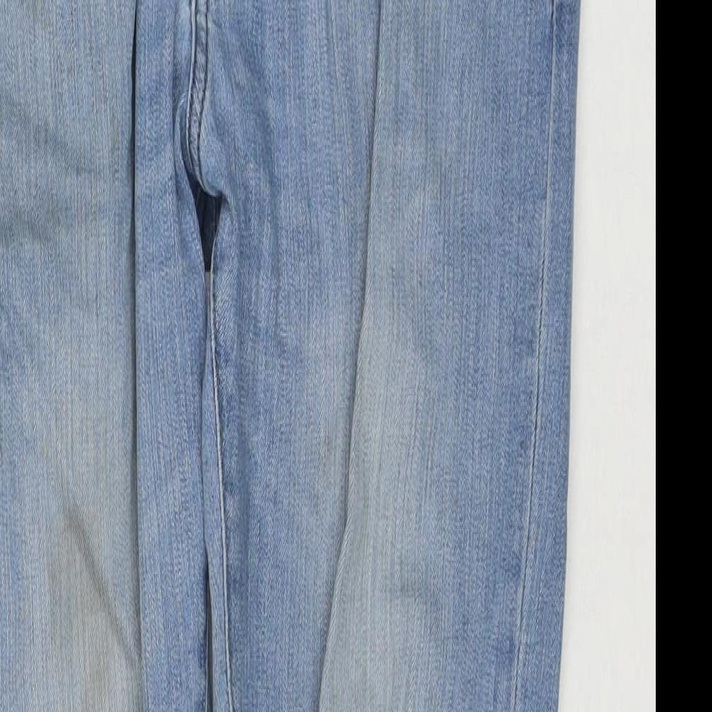 Divided by H&M Mens Blue Cotton Skinny Jeans Size 31 in L32 in Regular Zip