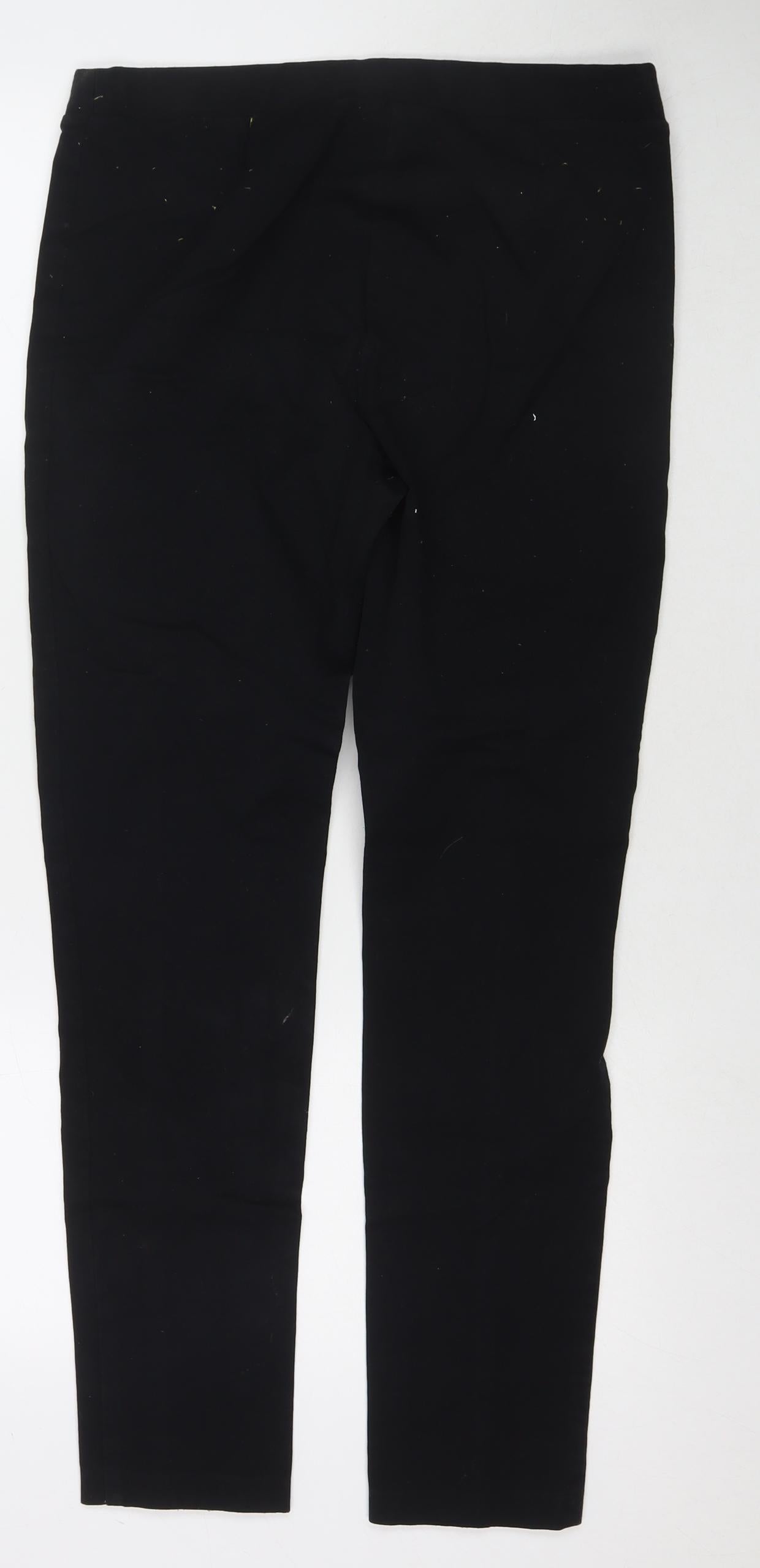 Womens UK Size 32 in Marks and Spencer Regular Fit  Black Trousers