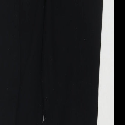 Womens UK Size 32 in Marks and Spencer Regular Fit  Black Trousers