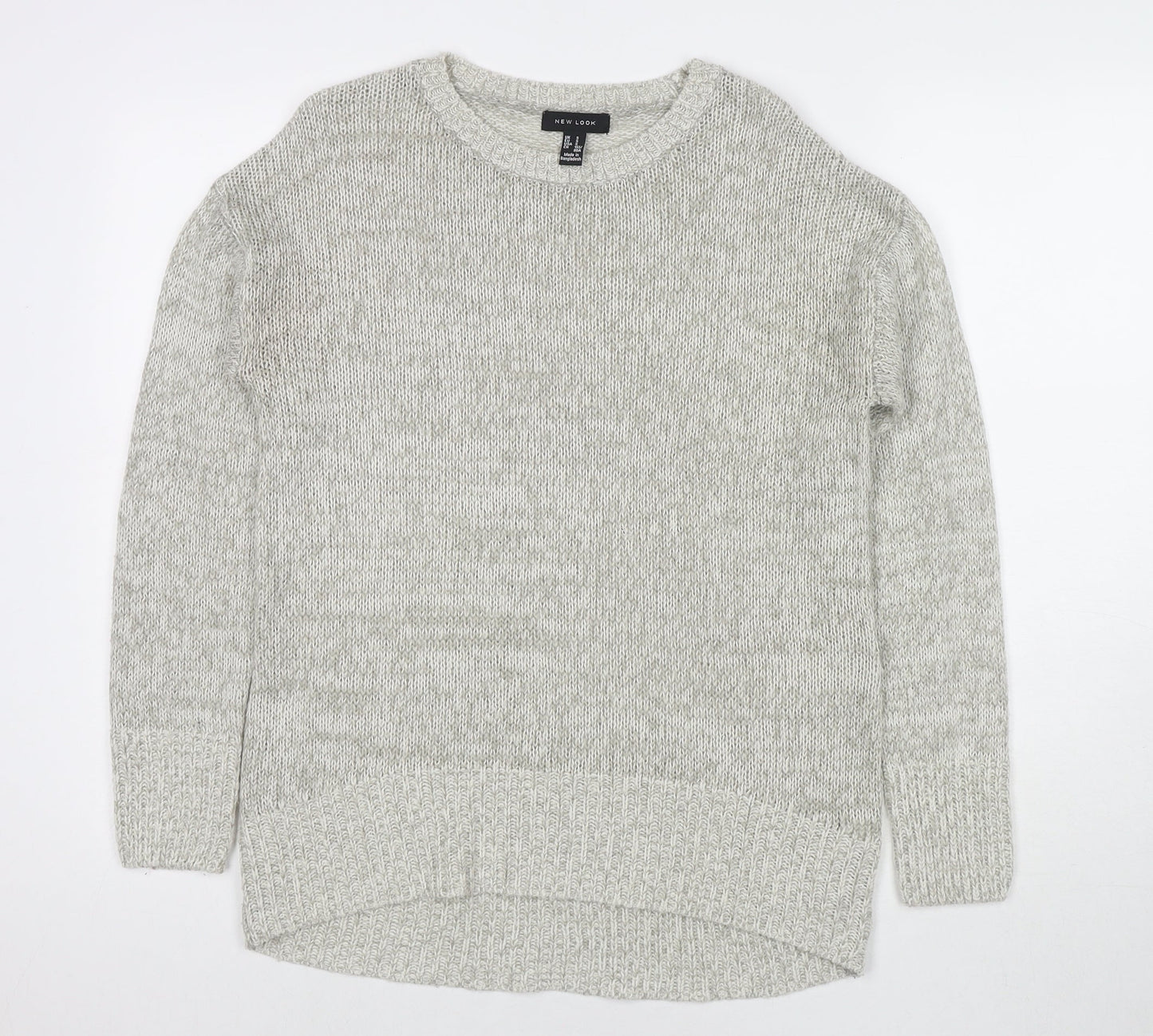 Womens UK Size S New Look Beige Pullover Jumper