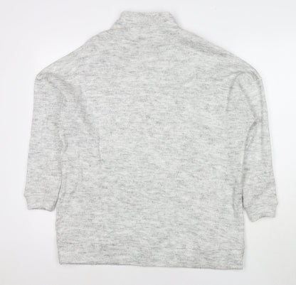 Womens UK Size S New Look Grey Pullover Jumper