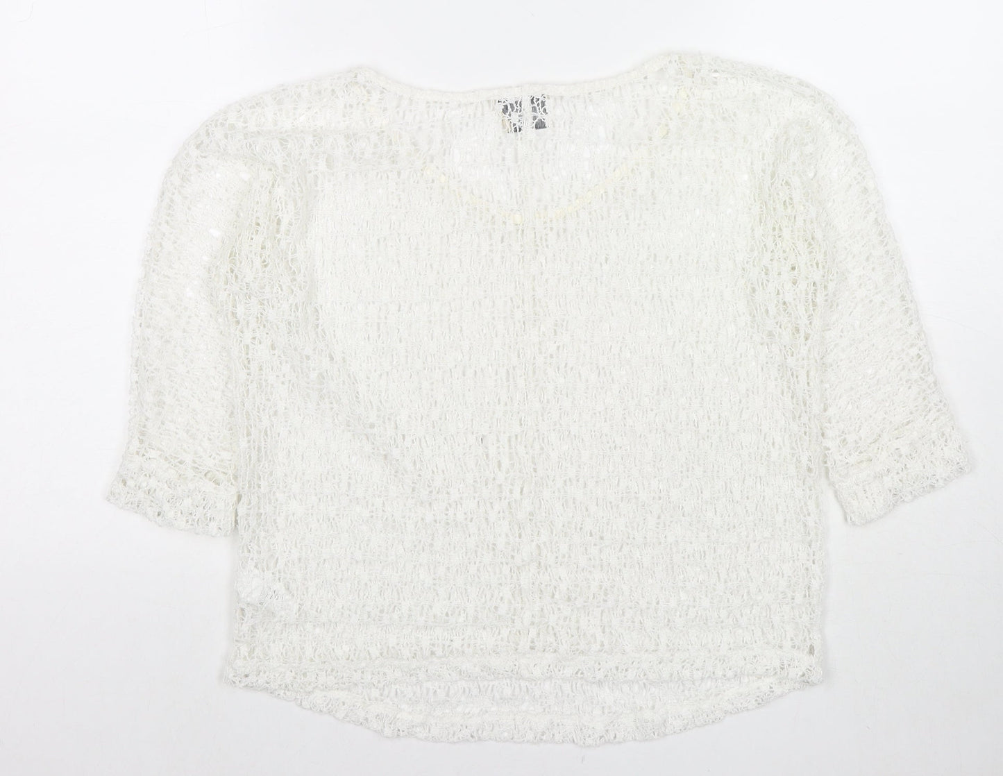 Womens UK Size 6 NEXT White Basic Blouse