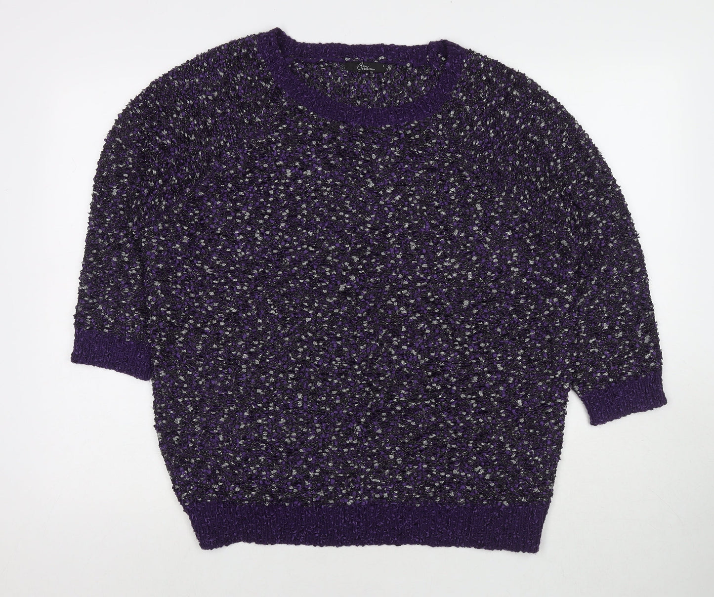 Womens UK Size L Bonmarché Purple Pullover Jumper