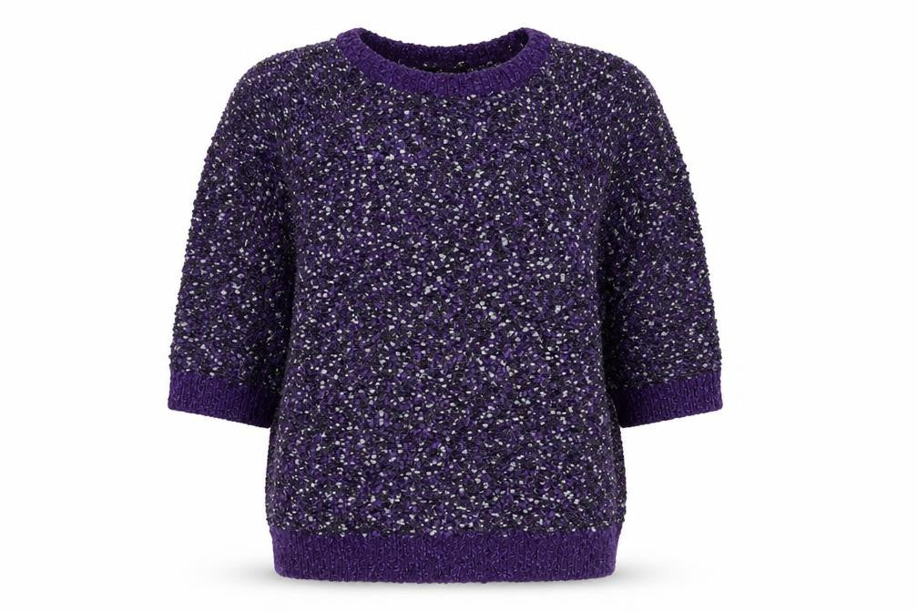 Womens UK Size L Bonmarché Purple Pullover Jumper