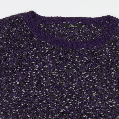 Womens UK Size L Bonmarché Purple Pullover Jumper