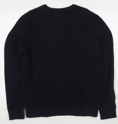Mens UK Size M Burton Blue Pullover Sweatshirt
