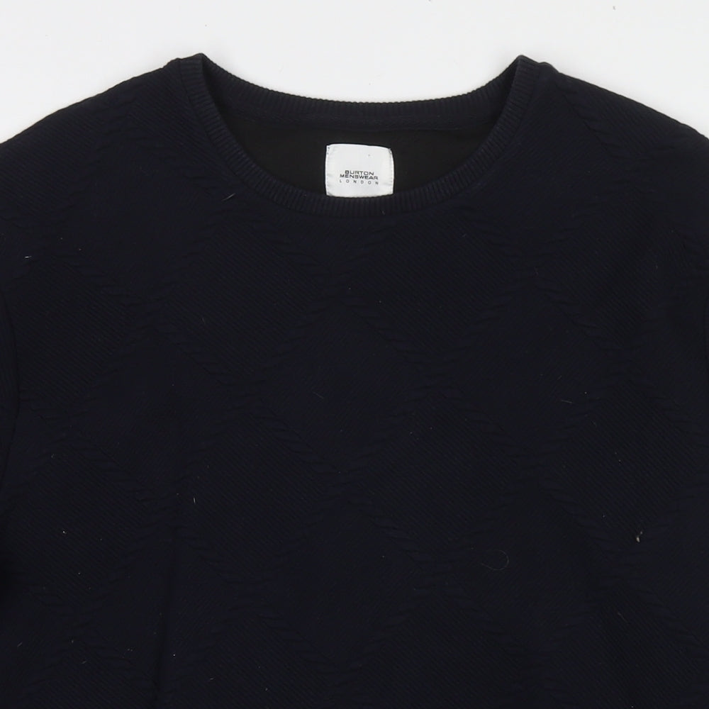 Mens UK Size M Burton Blue Pullover Sweatshirt