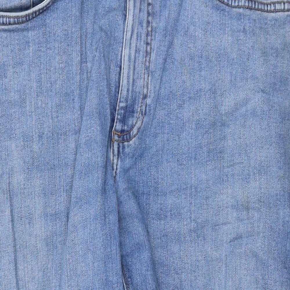 Womens UK Size 34 in Marks and Spencer Regular Fit Straight Blue Jeans