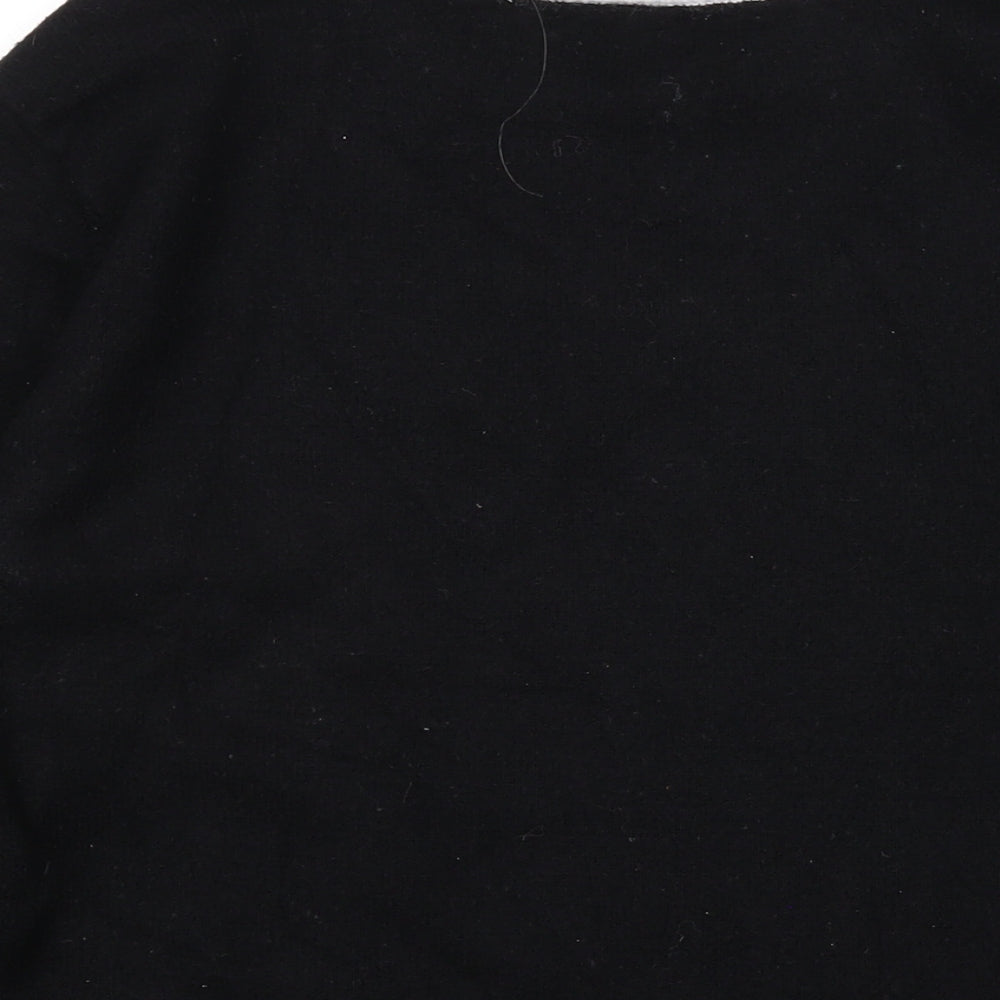 Womens UK Size M Fransa Black Pullover Jumper