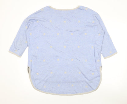 Womens UK Size M Phase Eight Blue Pullover Jumper