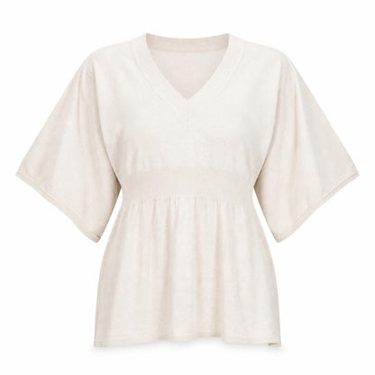 Womens UK Size 12 Love Knitwear Beige Pullover Jumper