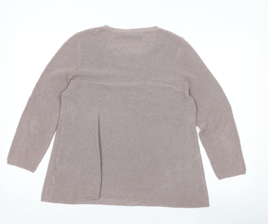 Womens UK Size 12 NEXT Pink Pullover Jumper