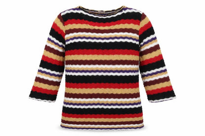Womens UK Size 10 Damart Multicoloured Pullover Jumper