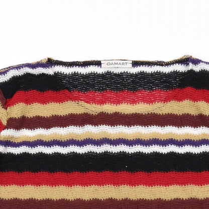 Womens UK Size 10 Damart Multicoloured Pullover Jumper