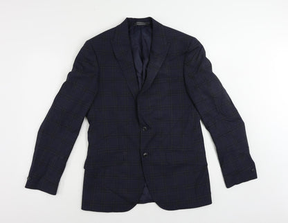 Mens UK Size 38 Marks and Spencer Regular Blue Suit Jacket