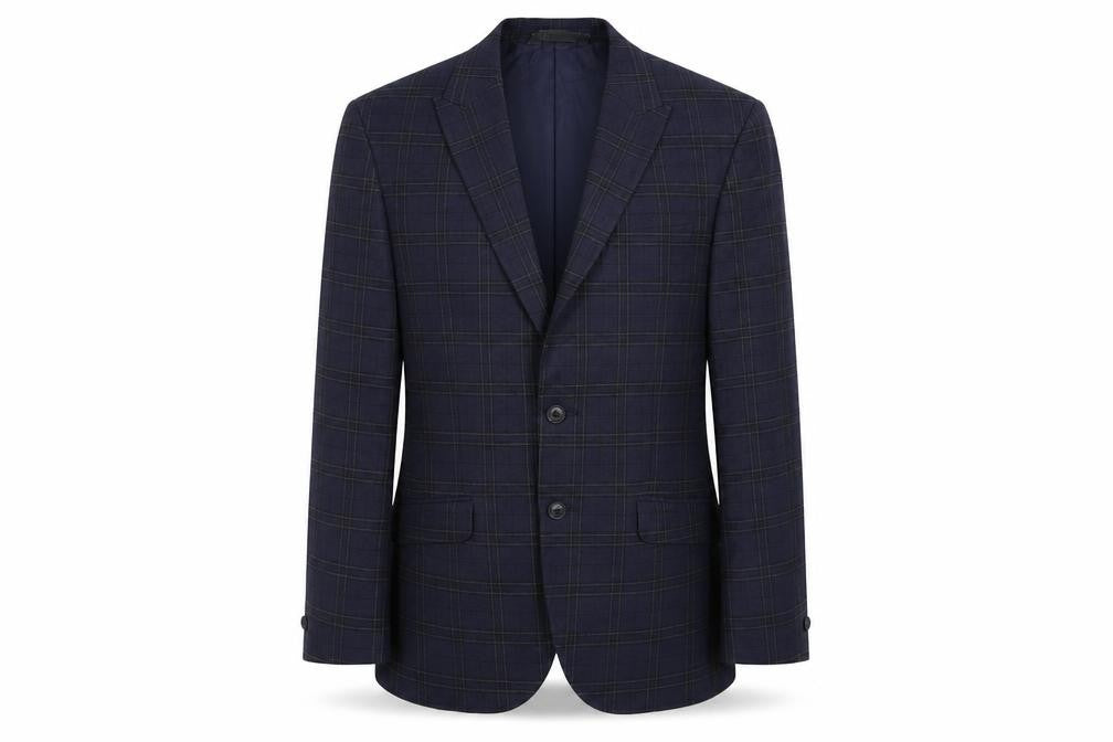 Mens UK Size 38 Marks and Spencer Regular Blue Suit Jacket