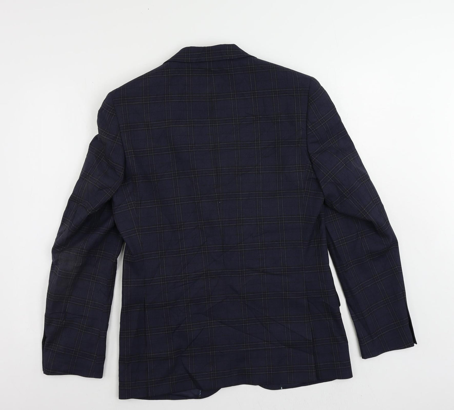 Mens UK Size 38 Marks and Spencer Regular Blue Suit Jacket