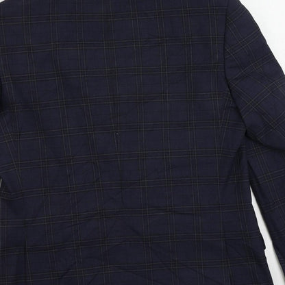 Mens UK Size 38 Marks and Spencer Regular Blue Suit Jacket