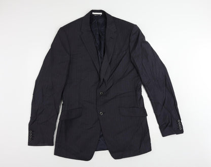 Mens UK Size 42 Marks and Spencer Regular Blue Suit Jacket