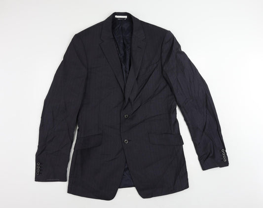 Mens UK Size 42 Marks and Spencer Regular Blue Suit Jacket