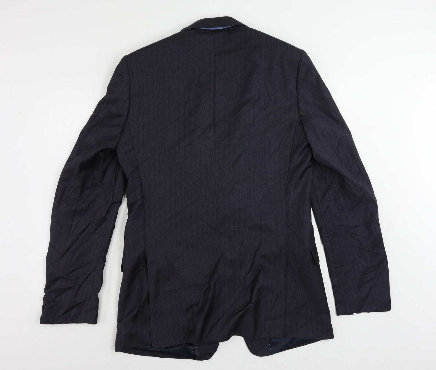 Mens UK Size 42 Marks and Spencer Regular Blue Suit Jacket