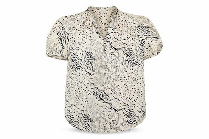Womens UK Size 6 River Island Beige Basic Blouse