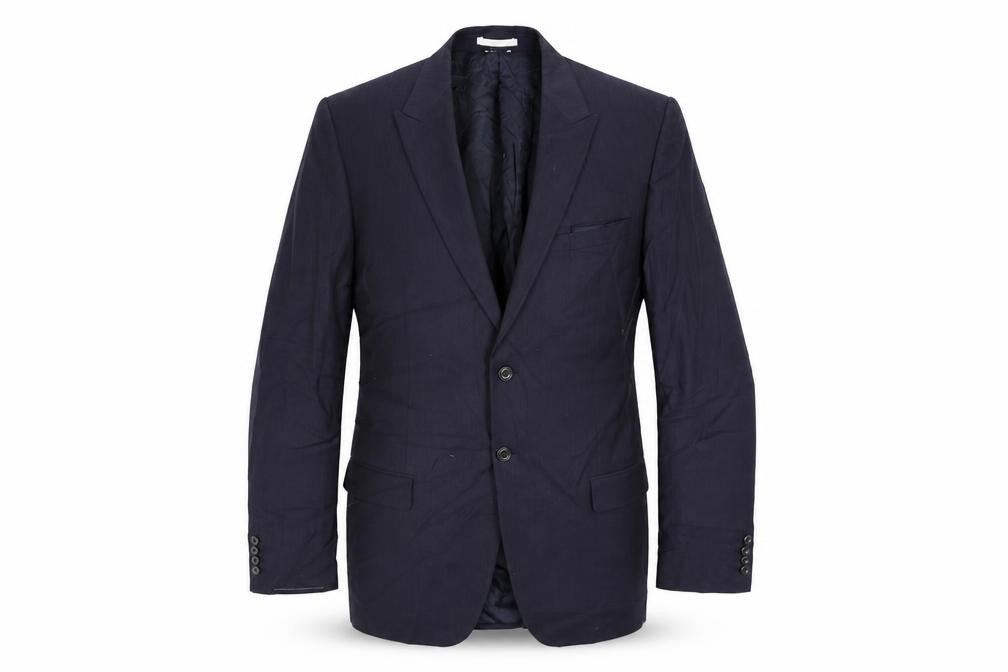 Mens UK Size 46 Marks and Spencer Regular Blue Suit Jacket