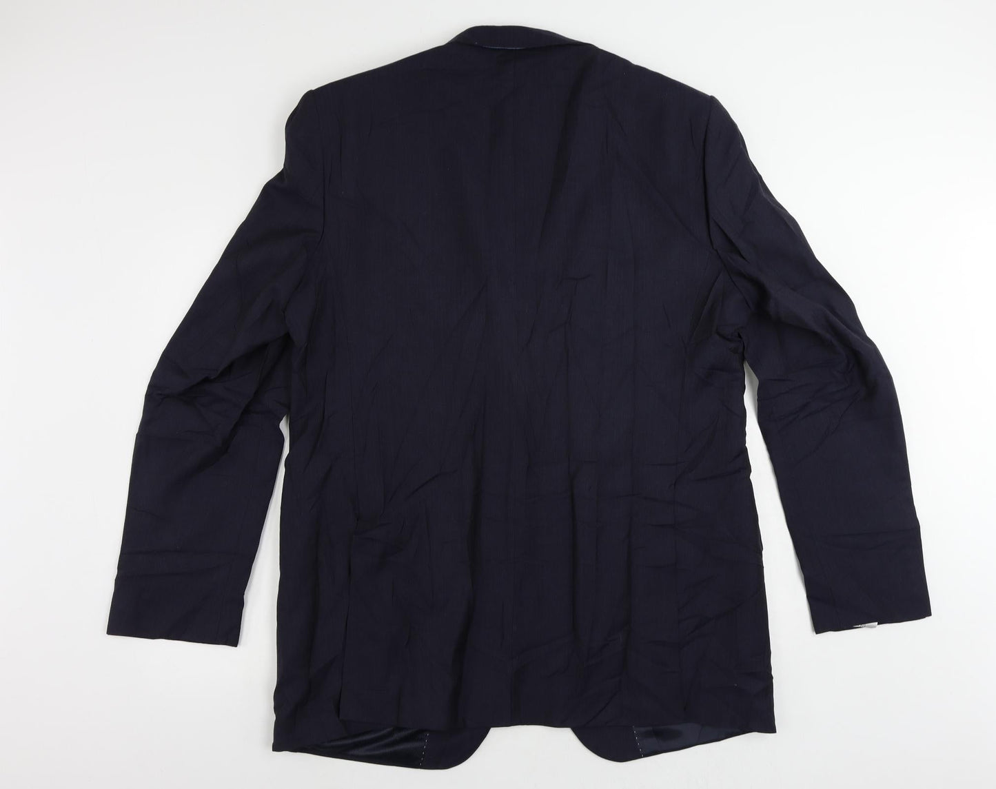 Mens UK Size 46 Marks and Spencer Regular Blue Suit Jacket