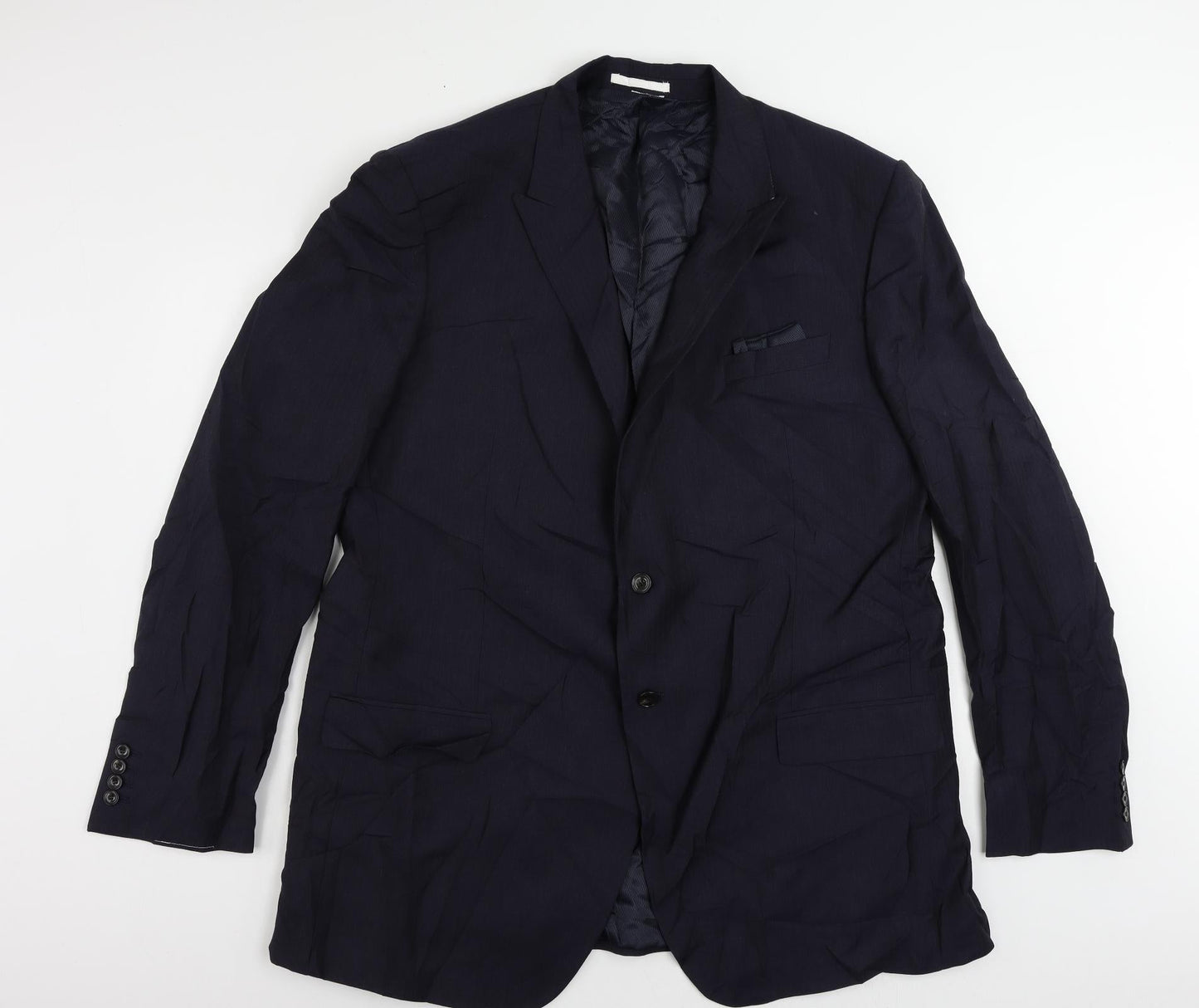 Mens UK Size 48 Marks and Spencer Regular Blue Suit Jacket