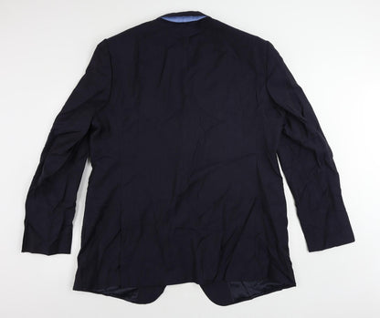 Mens UK Size 48 Marks and Spencer Regular Blue Suit Jacket