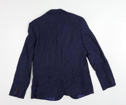 Mens UK Size 42 Marks and Spencer Regular Blue Suit Jacket